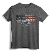 F4U Corsair US American Flag Tshirt - Patriotic Aircraft Apparel for Aviation Enthusiasts