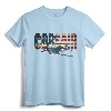 F4U Corsair US American Flag Tshirt - Patriotic Aircraft Apparel for Aviation Enthusiasts