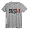 F4U Corsair US American Flag Tshirt - Patriotic Aircraft Apparel for Aviation Enthusiasts