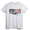 F4U Corsair US American Flag Tshirt - Patriotic Aircraft Apparel for Aviation Enthusiasts