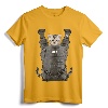 Halloween Cat T-Shirt Cool Kitty Cats Carrier Funny Gift Tee - Cat Lover Apparel for Men, Women, Boys, Girls, and Youth