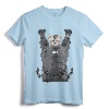 Halloween Cat T-Shirt Cool Kitty Cats Carrier Funny Gift Tee - Cat Lover Apparel for Men, Women, Boys, Girls, and Youth