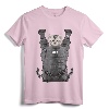 Halloween Cat T-Shirt Cool Kitty Cats Carrier Funny Gift Tee - Cat Lover Apparel for Men, Women, Boys, Girls, and Youth