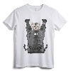 Halloween Cat T-Shirt Cool Kitty Cats Carrier Funny Gift Tee - Cat Lover Apparel for Men, Women, Boys, Girls, and Youth