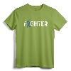 Colon Cancer Awareness Blue Ribbon Fighter T-Shirt - Inspirational Cancer Merchandise for Chemo Recovery and Awareness Month