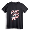 Star Wars Pew Pew Tie Fighter Outline Text Tank Top - Officially Licensed Apparel for Sci-Fi Fans