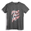Star Wars Pew Pew Tie Fighter Outline Text Tank Top - Officially Licensed Apparel for Sci-Fi Fans