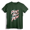 Star Wars Pew Pew Tie Fighter Outline Text Tank Top - Officially Licensed Apparel for Sci-Fi Fans