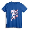 Star Wars Pew Pew Tie Fighter Outline Text Tank Top - Officially Licensed Apparel for Sci-Fi Fans