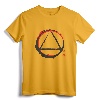 AA Logo Symbol 'Serenity' Recovery Sober Gift T-Shirt - Celebrate Sobriety with 12 Step Group Apparel