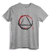 AA Logo Symbol 'Serenity' Recovery Sober Gift T-Shirt - Celebrate Sobriety with 12 Step Group Apparel