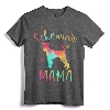 Schnauzer Mama Colorful Dog Mom T-Shirt - Best Gift Idea for Women, Funny Dog Owner Clothes for Mother's Day, Birthday, Christmas