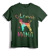 Schnauzer Mama Colorful Dog Mom T-Shirt - Best Gift Idea for Women, Funny Dog Owner Clothes for Mother's Day, Birthday, Christmas