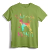 Schnauzer Mama Colorful Dog Mom T-Shirt - Best Gift Idea for Women, Funny Dog Owner Clothes for Mother's Day, Birthday, Christmas