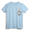 Westie White Highland Terrier Pocket T-Shirt - Dog Owners Apparel for Men and Women, Perfect Gift Idea for Dog Lovers