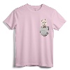 Westie White Highland Terrier Pocket T-Shirt - Dog Owners Apparel for Men and Women, Perfect Gift Idea for Dog Lovers