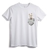 Westie White Highland Terrier Pocket T-Shirt - Dog Owners Apparel for Men and Women, Perfect Gift Idea for Dog Lovers