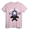 Air Force F15 Jet & Vintage Roundel T-Shirt - Gift for Air Force Veteran and Military Retirement Party