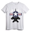 Air Force F15 Jet & Vintage Roundel T-Shirt - Gift for Air Force Veteran and Military Retirement Party