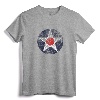 ROUNDEL US AIR FORCE INSIGNIA T-Shirt - Vintage US Army Air Corps Roundel Tee for Military History Enthusiasts