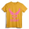 Modern US Air Force Pink Logo T-Shirt - Patriotic Apparel for Men, Women, and Flight Enthusiasts