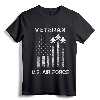 Veteran of the US Air Force Patriotic USA Flag Tee - Celebrate Your Service with this USAF T-Shirt for Veterans