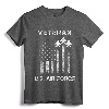 Veteran of the US Air Force Patriotic USA Flag Tee - Celebrate Your Service with this USAF T-Shirt for Veterans