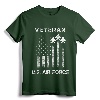 Veteran of the US Air Force Patriotic USA Flag Tee - Celebrate Your Service with this USAF T-Shirt for Veterans