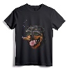 Rottweiler Dog Wearing Aviator Sunglass with Cigar T-Shirt - Unique Animal Theme Tee for Dog Lovers of All Ages