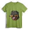 Rottweiler Dog Wearing Aviator Sunglass with Cigar T-Shirt - Unique Animal Theme Tee for Dog Lovers of All Ages