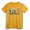 CLT Airport Code City of Charlotte NC Skyline Art Gift T-Shirt - Carolina Souvenir Tee for Charlotte Cityscape Lovers