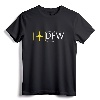 Dallas Fort Worth DFW Texas Airport Flight Aviation Graphic T-Shirt - Funny Pilot Attire for Men, Women, and Kids