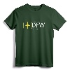 Dallas Fort Worth DFW Texas Airport Flight Aviation Graphic T-Shirt - Funny Pilot Attire for Men, Women, and Kids