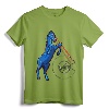 Blucifer - Denver Airport Creepy Horse T-Shirt | Vintage Style Distressed Graphic Tee for Urban Legend Enthusiasts