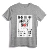 This is my Airport Shirt Family Travel T-Shirt - Funny Airport Code Humor Tee for Business and Family Vacation