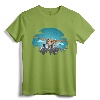 Twilight Flight Beaver Bushplane Pilot T-Shirt | Alaskan Aviation Art Tee for Airplane Lovers
