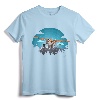 Twilight Flight Beaver Bushplane Pilot T-Shirt | Alaskan Aviation Art Tee for Airplane Lovers