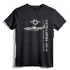 P-51 Mustang WWII Fighter Airplane Profile T-Shirt - Vintage Aviation Apparel for Warbird Enthusiasts and Military Aviation Fans