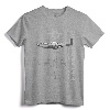 P-51 Mustang WWII Fighter Airplane Profile T-Shirt - Vintage Aviation Apparel for Warbird Enthusiasts and Military Aviation Fans