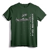 P-40 Warhawk WWII Fighter Airplane Profile T-shirt - Vintage Aircraft Tee for Aviation Enthusiasts and Warbird Collectors