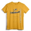 P-40 Warhawk WWII Fighter Airplane Profile T-shirt - Vintage Aircraft Tee for Aviation Enthusiasts and Warbird Collectors