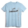 P-40 Warhawk WWII Fighter Airplane Profile T-shirt - Vintage Aircraft Tee for Aviation Enthusiasts and Warbird Collectors