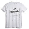 P-40 Warhawk WWII Fighter Airplane Profile T-shirt - Vintage Aircraft Tee for Aviation Enthusiasts and Warbird Collectors