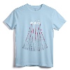 F22 Raptor Airshow American Flag 4th of July Airplane Art T-Shirt - Patriotic Outfit for Airshow Enthusiasts