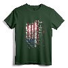 USA Flag Airsoft T-Shirt - Patriotic Shooting Sports Game Gift for Airsoft Players and Fans