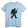 Bigfoot Airsoft T-Shirt, Sasquatch Airsofting Tee Apparel - Funny Cryptid Airsoft Player Shirt for Men and Women