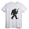 Bigfoot Airsoft T-Shirt, Sasquatch Airsofting Tee Apparel - Funny Cryptid Airsoft Player Shirt for Men and Women