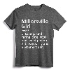 MILLERSVILLE GIRL PA PENNSYLVANIA Funny City Home Roots Gift T-Shirt - Retro State Pride Apparel for Men, Women, Kids