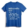 MILLERSVILLE GIRL PA PENNSYLVANIA Funny City Home Roots Gift T-Shirt - Retro State Pride Apparel for Men, Women, Kids