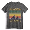 Alaska Gifts For Men Women Denali Juneau Alyaska T-Shirt - Alaskan Cities Souvenir Tee for Travel Enthusiasts